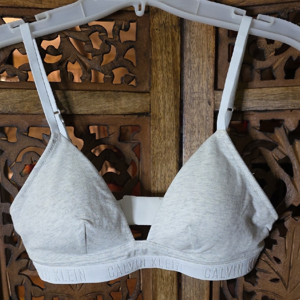 Calvin Klein Light Gray Bralette